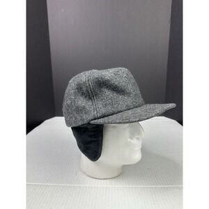 VTG USA MADE Wool Winter Blank Trucker Hat Cap vintage Size Large